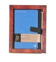 GIPTA WALLET İPLİK DİKİŞLİ SERT DERİ KAPAK A5 96YP. KUTULU ÇİZGİLİ DEFTER 8517 - TEKLİ