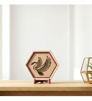 Zarif Kuğu Figürlü Modern Dekoratif Aksesuar, Minimalist ve Estetik Masaüstü Tasarım 10x10 cm