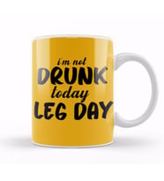 Gym Workout Fitness Lover Motivation Gift Quotes For MEN   Kupa Bardak Porselen