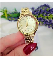 Ferrucci Gold Renk Jübile Kordon Çelik Kadın Kol Saati