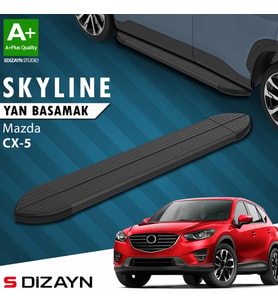 S-Dizayn Mazda CX-5 Skyline Siyah Yan Basamak 183 Cm 2012-2016 A+ Kalite