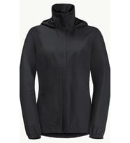 Jack Wolfskin 1111202_6000 Stormy Point 2L JKT W Black Kadın Outdoor Ceket (Siyah)