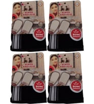 Derma Naturel Krep Kese - Siyah MS-28 (4 Lü Set)