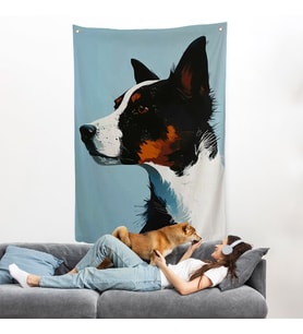 Sevimli Köpek Duvar Örtüsü-7635