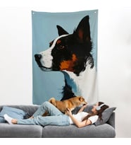 Sevimli Köpek Duvar Örtüsü-7635