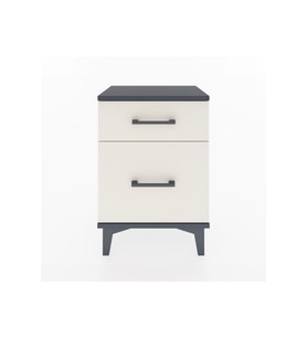 Arges Komodin 2 Çekmeceli 44x30x64 Antrasit-Aytaşı
