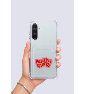 Samsung Galaxy A26 Kartlıklı Pozitif Enerji Desenli Kılıf - GLST3766-1322