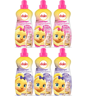 Dalin Çamaşır Yumuşatıcı 1500ML Bahar Ninnisi + 1500ML Düş Bahçesi (Karma 6 Lı Set)