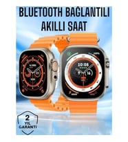 Mey İthalat® Yeni Nesil Ultra Akıllı Saat Titreşimli, Uyku & Sağlık Takibi, Çift Kordon