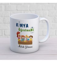 Kişiye Özel Meslek Kimya Öğretmeni Hediyelik Kupa Bardak
