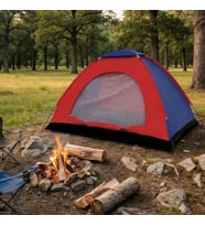 6 Kişilik Manuel Kurulum Kamp Çadırı – Aile, Doğa, Piknik ve Outdoor Kamp Çadırı 220x250x150 cm (5680)