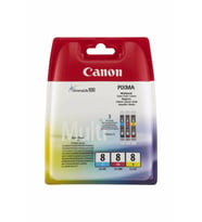 Canon CLI-8C/CLI-8M/CLI-8Y Kartuş Avantaj Paketi