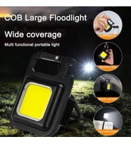 Çok Fonksiyonlu 500 Lümen Şarj Edilebilir COB LED Anahtarlık El Feneri