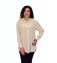 Kadın Uzun Kol Gömlek BGL-ST04647 (Taş)