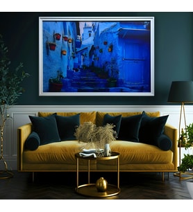 Çerçeveli Alaçatı Cam Tablo