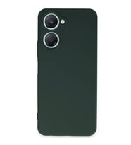 Vivo Y18 Kılıf First Silikon - Koyu Yeşil