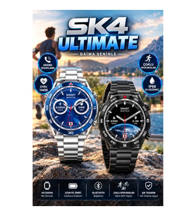 SK4 Ultimate Akıllı Saat – Arama Cevaplama, Uyku Takibi ve Çoklu Spor Modları