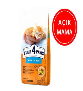 Club4Paws Premium Kitten Somonlu Yavru Kedi Maması 1 Kg AÇIK