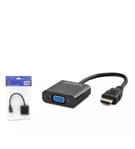 Hadron HDX2020 HDMI to VGA Dişi Çevirici Adaptör - 1080p Full HD Siyah
