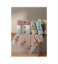 Emily Style 2 6lı Havlu 50x90 Asorti