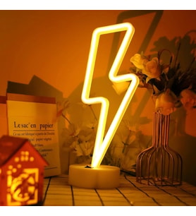 Şimşek Neon LED Lamba