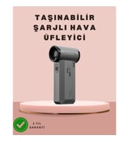 Mey İthalat® Turbo Güçlü Hava Üfleme ve Vakum Makinesi Çok Fonksiyonlu Kullanım