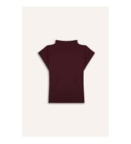 Defacto Slim Fit Bordo Kadın T-Shirt G9197AX/BR304