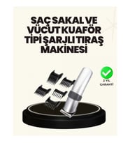 Mey İthalat® Şarjlı ve Kablosuz Tıraş Makinesi – Her Yerde Rahat Kullanım