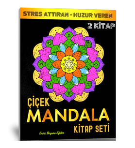Çiçeklerle Mandala Kitap Seti (2 Kitap)