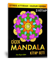 Çiçeklerle Mandala Kitap Seti (2 Kitap)