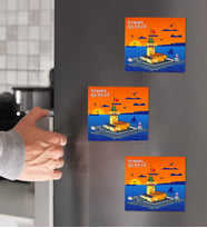 Kız Kulesi Tasarımlı 3'lü Ahşap Magnet