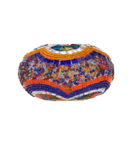 Otantik Mozaik Avize Aplik Lambader Cam 18 cm, şık ve zarif tasarım (Krem)