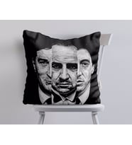 BK Home Godfather Baba Tasarımlı Beyaz Yastık-5