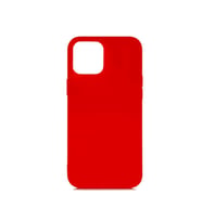 iPhone 12 Mini (5.4") ile Uyumlu Cappy Silikon Kılıf Kırmızı