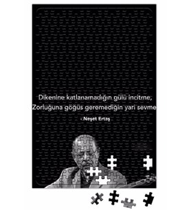 Neşet Ertaş Söz Puzzle 240 Parça Yapboz