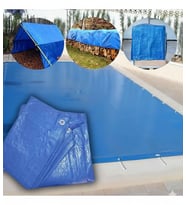4MTX4MT EBATLI PVC GÖLGELİK SU GEÇİRMEZ HALKALI ÇADIR BRANDA
