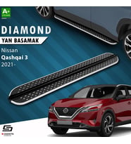 S-Dizayn Nissan Qashqai 3 Diamond Krom Yan Basamak 173 Cm 2021 Üzeri