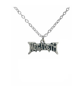 Megadeth Kolye Metal Müzik Grubu Tasarımı, 60 cm Zincirli Unisex Rock Aksesuarı