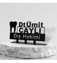 Diş Hekimi Metal İsimlik - Kişiye Özel İsimlik - İsme Özel Metal İsimlik - Diş Hekimi Dişçi İsimlik