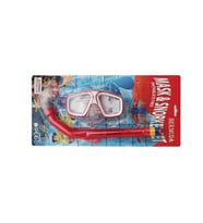 Bermuda Phthalate Free Maske Şnorkel Set KIRMIZI