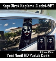 vizyon joker folyo - 2kapı için 2adet sticker kaplama - tuning modifiye