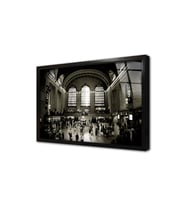 New York Grand Central Terminal Çerçeveli Cam Tablo