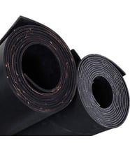 LASTİK LEVHA 5 MM BEZLİ 1,20 (EN: 1,2 MT BOY: 1 MT)