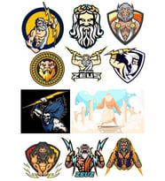 Zeus Sticker Set-1 11 Parça Telefon, Tablet, Defter, Laptop Sticker