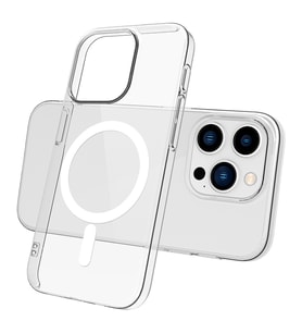Apple iPhone 15 Pro Max Kılıf Kamera Korumalı Magsafe Sert PC Kapak (Renksiz)