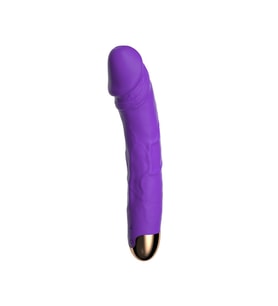 Modern Gerçekçi Dildo Vibratör Mor