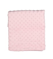 Kız Bebek Pembe Polarlı Nohut Battaniye 80x90