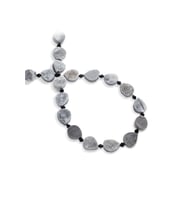 Druze Akik Doğal Taş Mat Damla Kesim 14x12mm Dizi