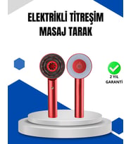 Mikro Akım Teknolojili Elektrikli Saç Masaj Fırçası Yağ Uygulamalı