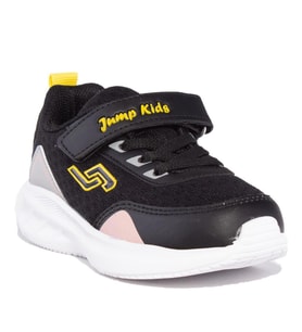 Jump 28110 Siyah Pembe Ortopedik Günlük Kız Çocuk Spor Ayakkabı